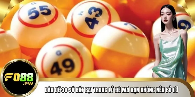 Dàn đề 30 số bất bại
